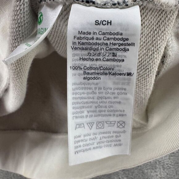 J Crew Sweater Womens S Brown Zebras Novelty Print Terry Crew Neck Long Sleeve - Picture 12 of 15